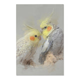 Feathered Friends: Cockatiel Art Rug