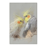 Feathered Friends: Cockatiel Art Rug