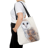 Enchanted Night: Barn Owl Tote Bag