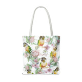 Floral Elegance Conure Tote Bag