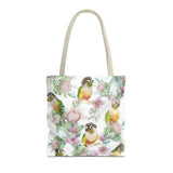 Floral Elegance Conure Tote Bag