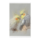 Feathered Friends: Cockatiel Art Rug