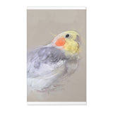 Cockatiel Elegance Portrait Rug