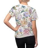 Budgie Floral Elegance Womens Tee