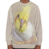 Cockatiel Elegance Unisex Sweatshirt II
