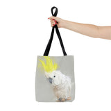 Sunshine Splash: Yellow Crested Cockatoo Tote Bag