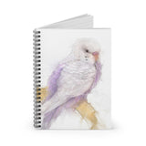 Budgie Scribbles Spiral Notebook