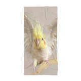 Cockatiel Sunflower Beach Towel IV