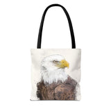 Majestic Freedom: Bald Eagle Tote Bag