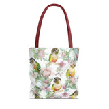 Floral Elegance Conure Tote Bag