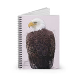 Majestic Freedom Bald Eagle Spiral Notebook