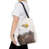 Majestic Freedom: Bald Eagle Tote Bag