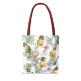 Floral Elegance Conure Tote Bag