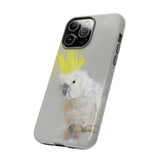 Feathered Guardian: Tough Yellow Crested Cockatoo Phone Case