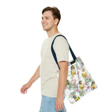 Floral Elegance Conure Tote Bag