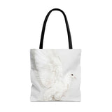 Peaceful Elegance: White Dove Tote Bag