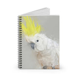 Yellow Crested Cockatoo Spiral Notebook