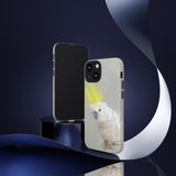 Feathered Guardian: Tough Yellow Crested Cockatoo Phone Case