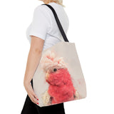 Galah Glamour: Tote Bag with Cockatoo Art