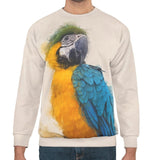 Blue and Yellow Macaw Unisex Sweatshirt