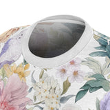 Budgie Floral Elegance Womens Tee