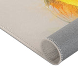 Vibrant Hunter: European Bee-Eater Portrait Rug