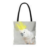 Sunshine Splash: Yellow Crested Cockatoo Tote Bag