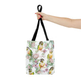 Floral Elegance Conure Tote Bag