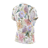 Budgie Floral Elegance Womens Tee