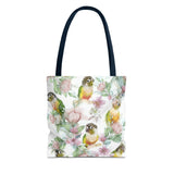 Floral Elegance Conure Tote Bag