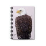 Majestic Freedom Bald Eagle Spiral Notebook