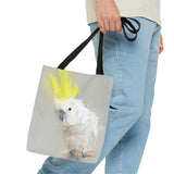 Sunshine Splash: Yellow Crested Cockatoo Tote Bag