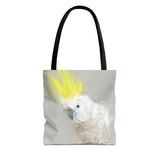 Sunshine Splash: Yellow Crested Cockatoo Tote Bag