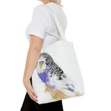 Budgie Tapestry: Classic Beauty In Every Feather Tote Bag