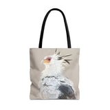 Graceful Hunter: Secretarybird Tote Bag