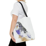 Budgie Tapestry: Classic Beauty In Every Feather Tote Bag