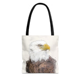 Majestic Freedom: Bald Eagle Tote Bag