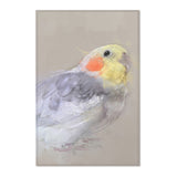 Cockatiel Elegance Portrait Rug