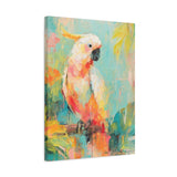 Jungle Majesty – Tropical Cockatoo Canvas ART