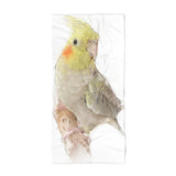 Cockatiel Sunflower Beach Towel V