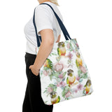 Floral Elegance Conure Tote Bag