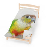 Pineapple Conure Velveteen Plush Blanket III