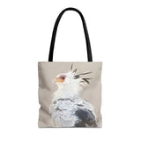 Graceful Hunter: Secretarybird Tote Bag