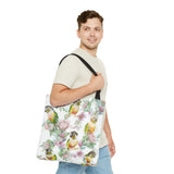 Floral Elegance Conure Tote Bag