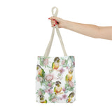 Floral Elegance Conure Tote Bag