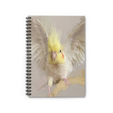 Wings and Whispers Spiral Notebook