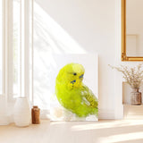 Citrus Song: Yellow and Lime Budgie
