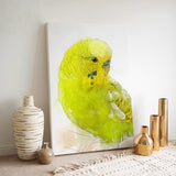 Citrus Song: Yellow and Lime Budgie
