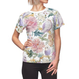 Budgie Floral Elegance Womens Tee