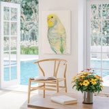 Tropical Breeze: Yellow and Turquoise Budgie